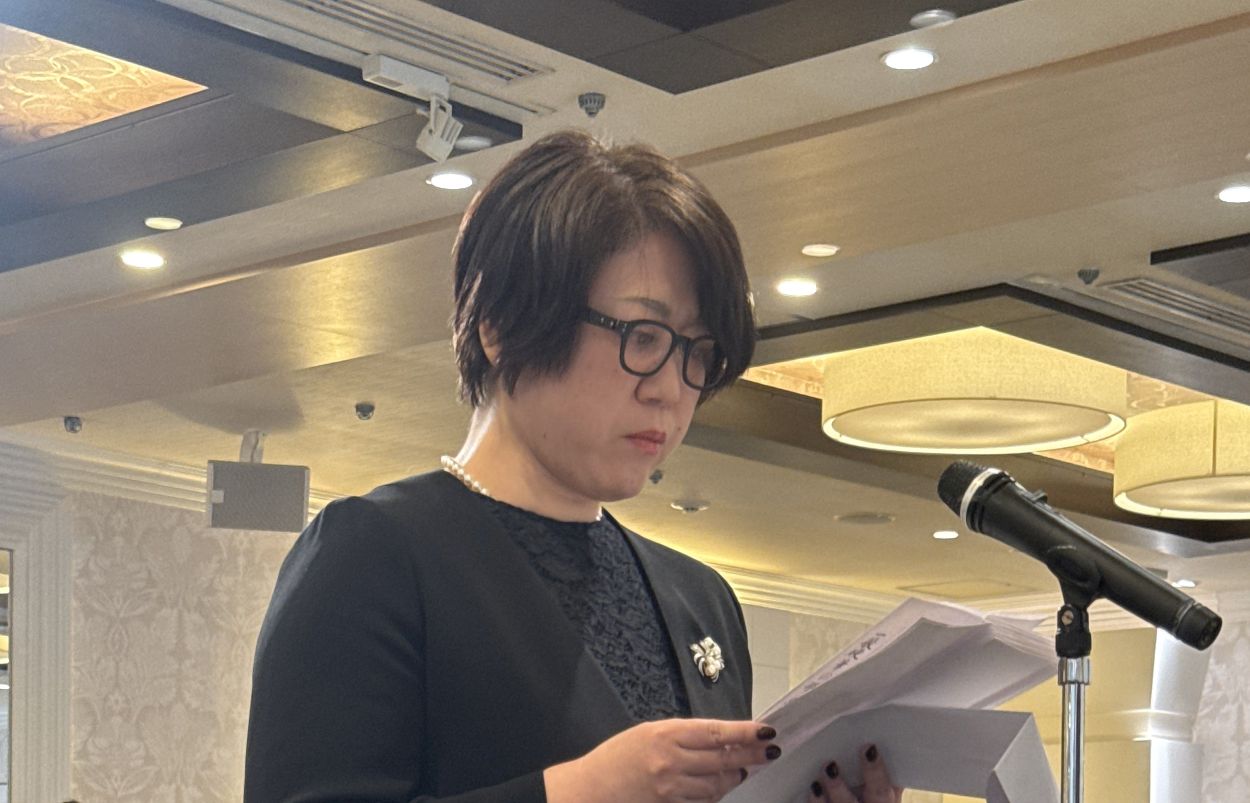 文部科学大臣賞受賞の小島黄雪さんによる謝辞